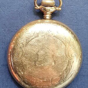 Elgin 1905 Antique 15 Jewel Gold Pocket Watch